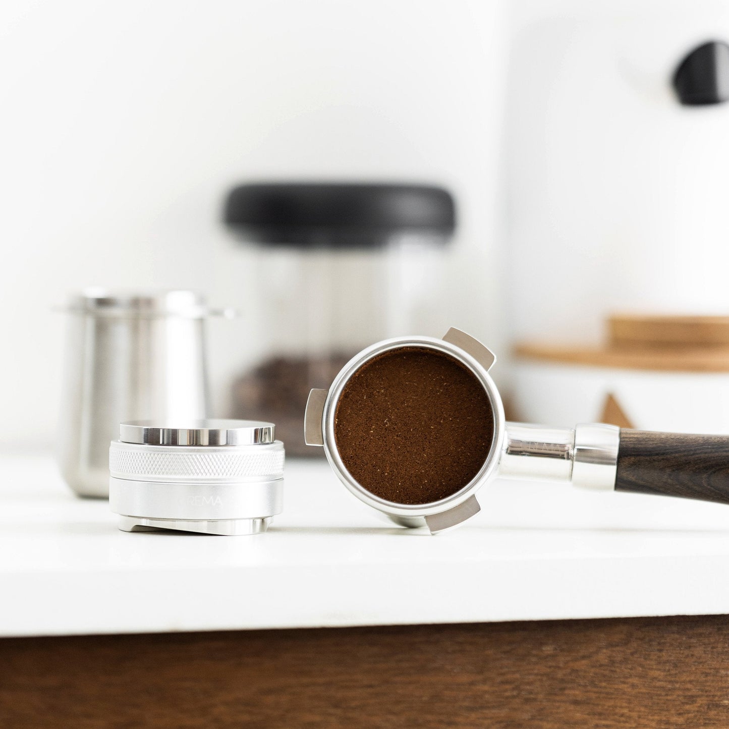 Crema Coffee Products 45.5mm (for Flair™) Tamper & Distributor Combo