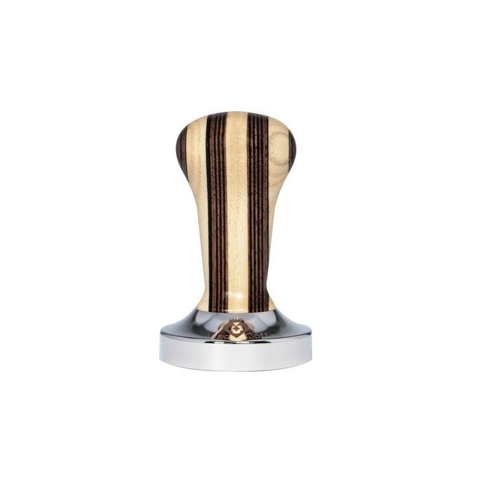 Ergo Striped Wood Tamper - Striped Zebrawood / ​مكبس الاسبريسو إيرجو ستريبد وود – ستريبد زيبرا وود