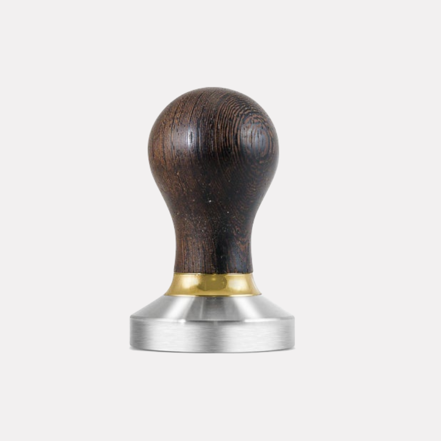 Compressor Professional Espresso Tamp 58mm Flat - Wenge Wood