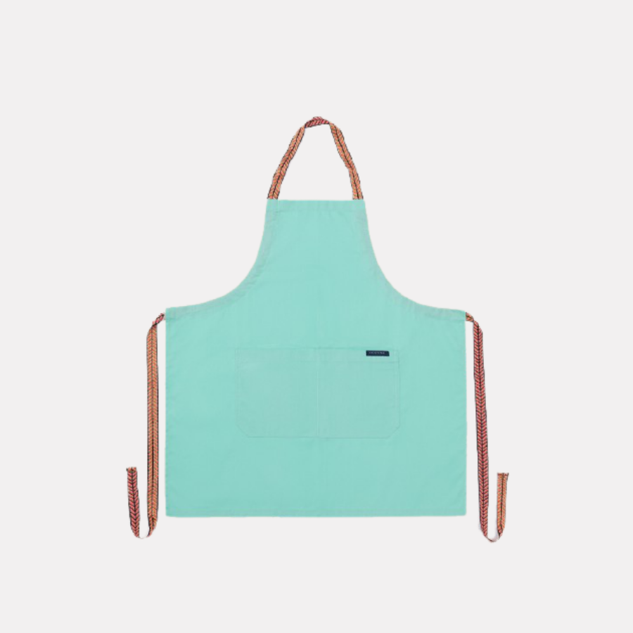 Lucio Verso Mint Classic Apron / مئزر كلاسيكي أخضر نعناعي من لوتشو ڤيرسو