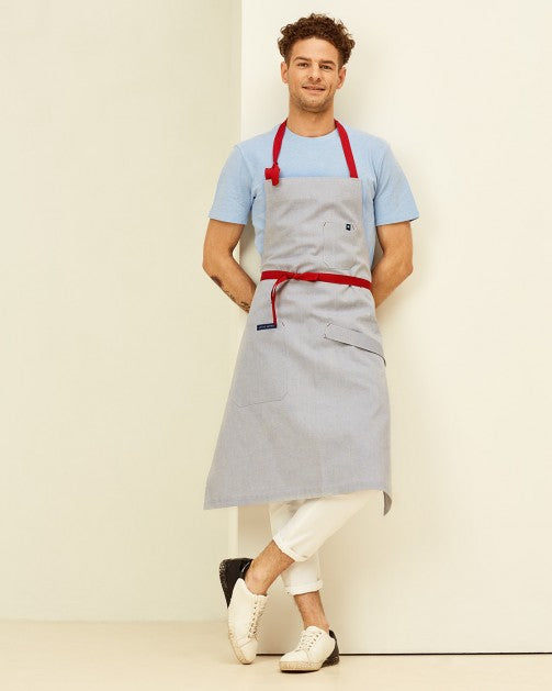 Lucio Verso Blue Thistle Classic Apron