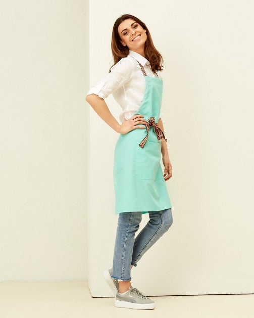 Lucio Verso Mint Classic Apron / مئزر كلاسيكي أخضر نعناعي من لوتشو ڤيرسو