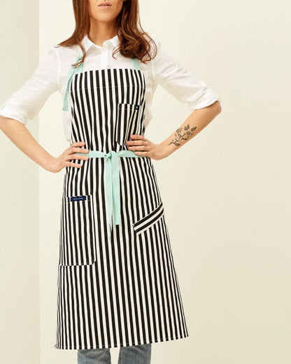 Lucio Verso Striped Classic Apron